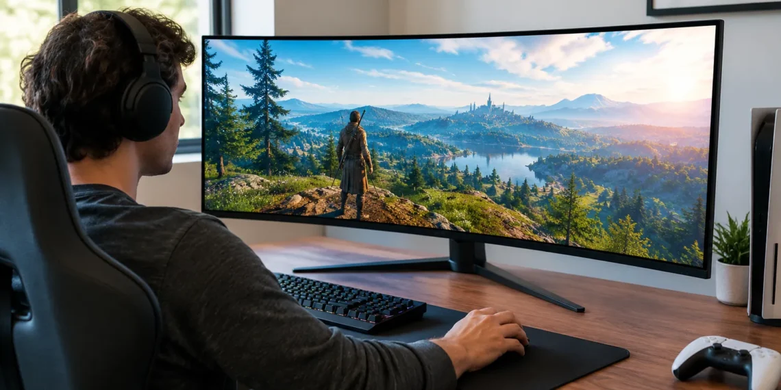 gaming on ultrawide monitor​